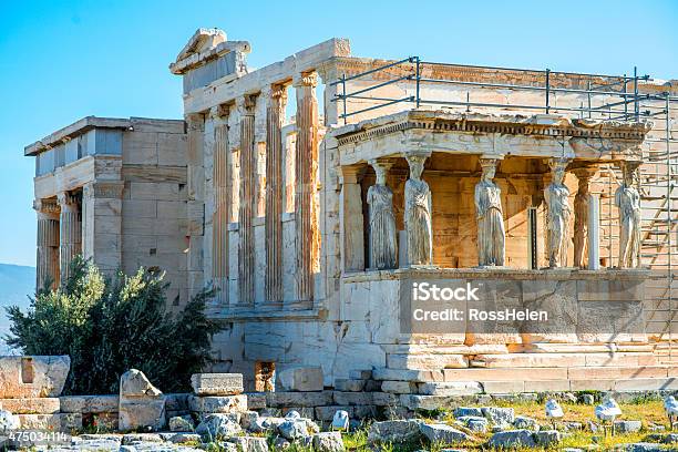 Erechtheum Temple In Acropolis Stock Photo - Download Image Now - 2015, Acropolis - Athens, Ancient