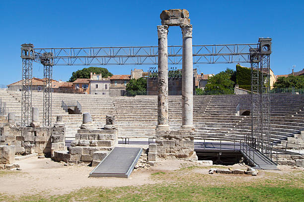 Roman amphitheater in Arles, Provence, France