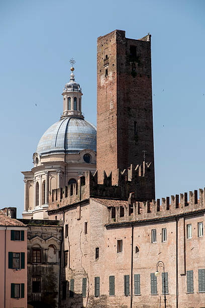 istock Mantua, Italy, Sordello Square, tower and Dome 475035176