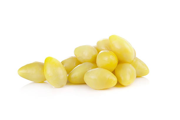 istock Boiled Ginkgo Nuts isolated on white background 475035368