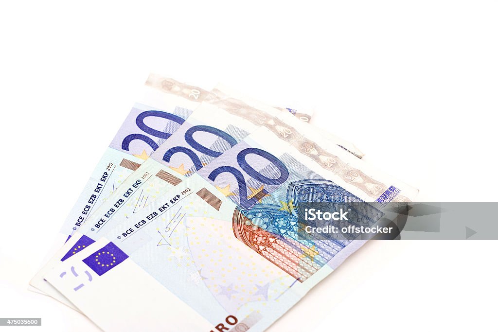 Euro banknotes 2015 Stock Photo