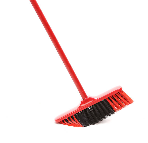 istock Close up of red black broom 475039409