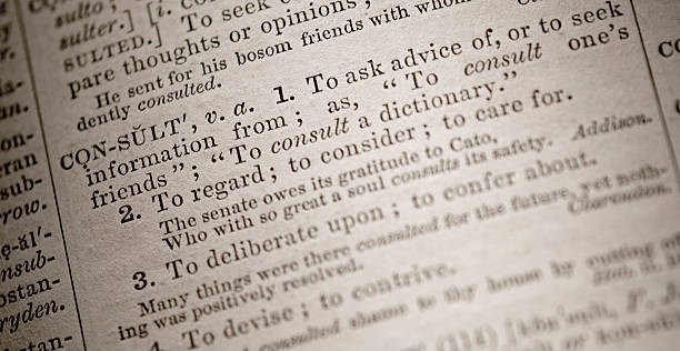 istock Dictionary entry for the word Consult 475043823