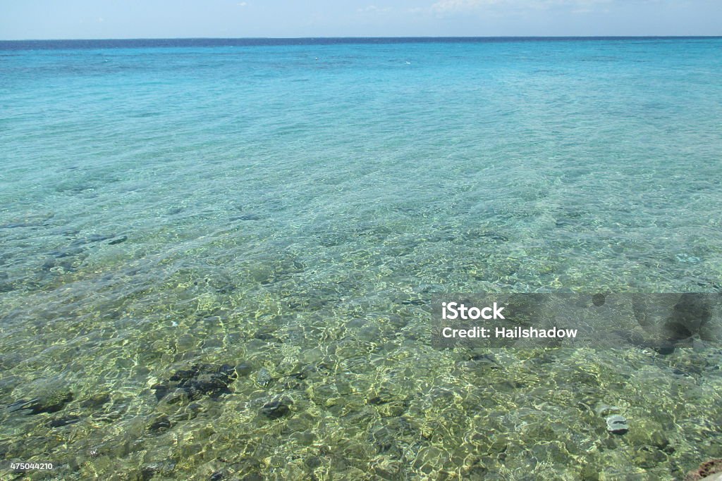 Caribbean waters Bay of Pigs, Cuba 2015 Stock Photo
