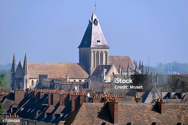 Church At Falaise In France Stock Photo - Download Image Now - Calvados, Cliff, 2015