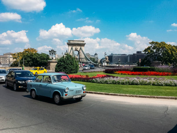 budapest - ornamental garden europe flower bed old fashioned foto e immagini stock