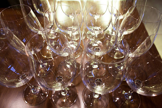 istock Champagne glasses at party 475045420