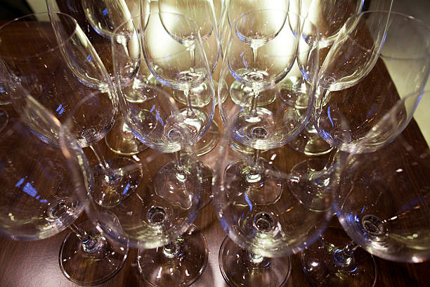 istock Champagne glasses at party 475045506