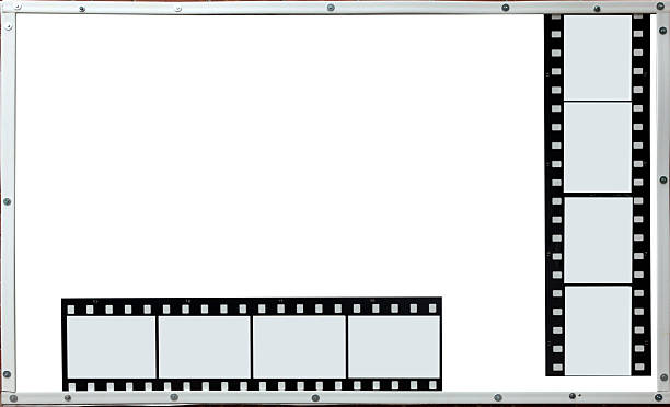 istock Sign with Blank Filmstrips 475045964