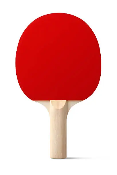 Ping-pong racket.