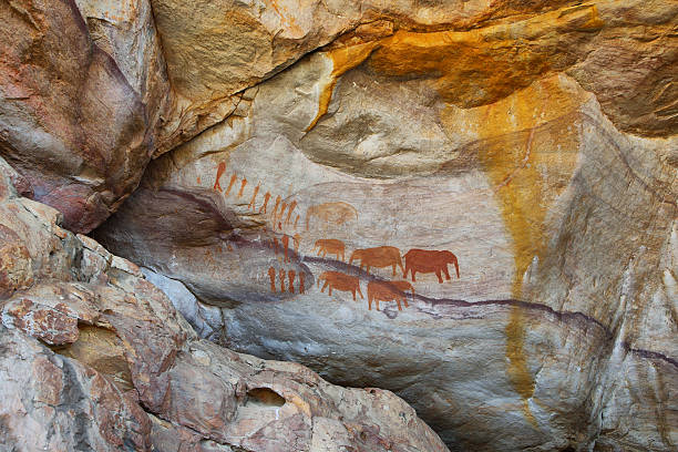 istock Bushman cave paintings in Cederberg 475049398