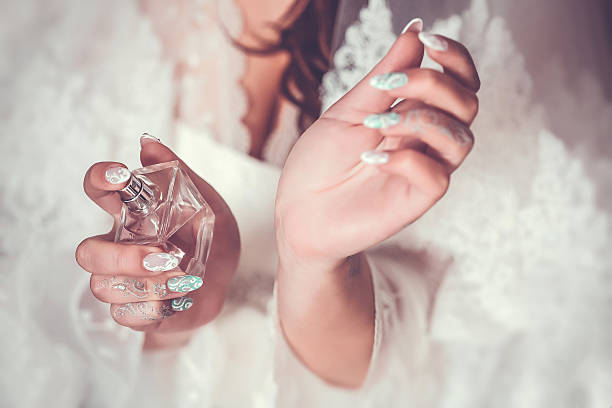 istock woman applying perfume on her wrist 475049616