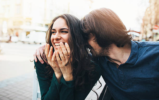 istock Happy young couple having fun 475050092