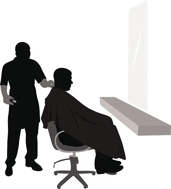 Vector illustration of Barbershop Basic