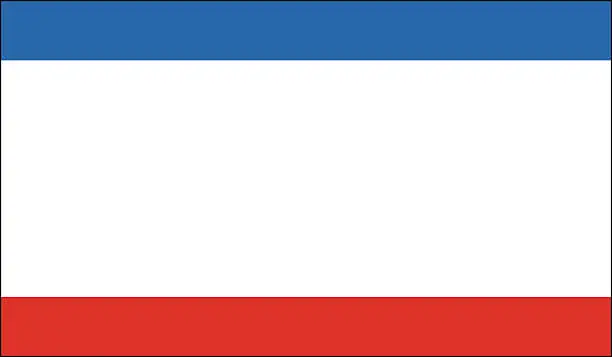 Vector illustration of Crimea flag