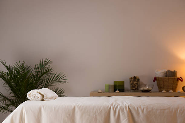 istock Spa still life at beauty salon interior 475057044