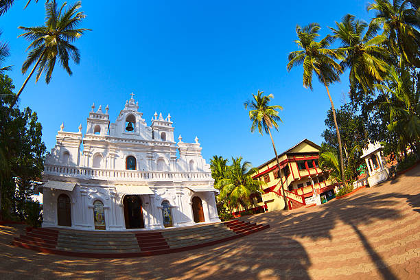 istock Catholic church in Arambol 475058522