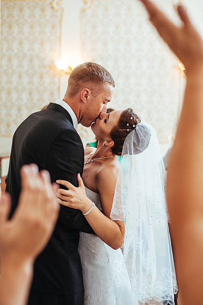 istock beautiful caucasian couple just married and dancing their first dance 475061210