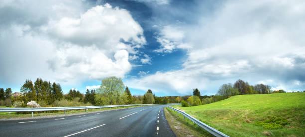 istock Road panorama on rainy day 475061214