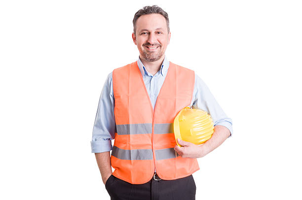 istock Proud, confident and successful contractor, foreman or builder 475063660
