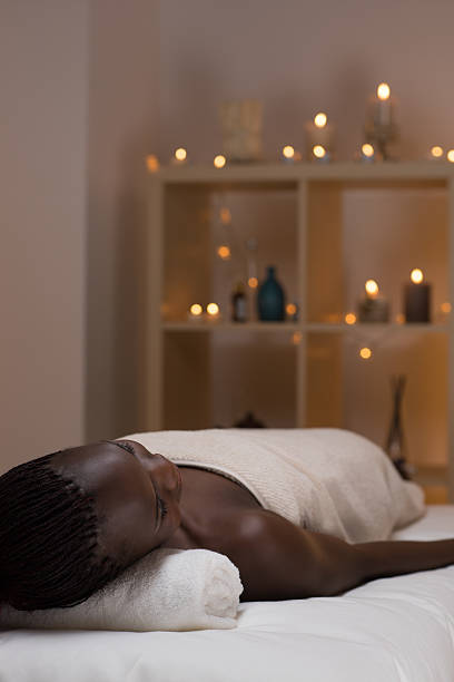 istock African beauty woman getting spa 475063840