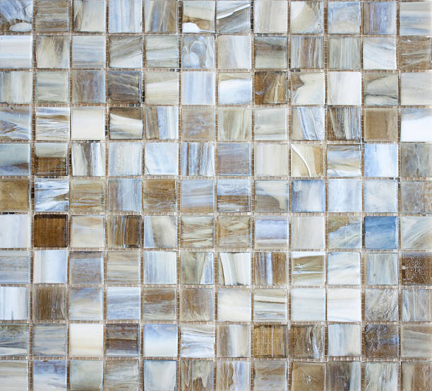 istock Brown Mosaic Tiles abstract texture and background 475068554