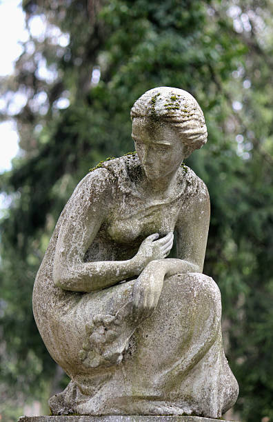 istock Statue of women on Tomb 475070432
