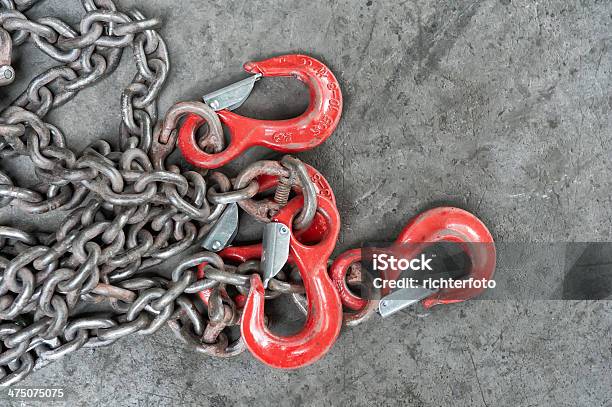 Snap Hook Stock Photo - Download Image Now - Carabiner, Chain - Object, Connection