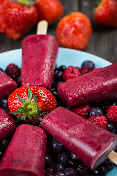 istock Homemade organic summer fruit ice cream 475077106