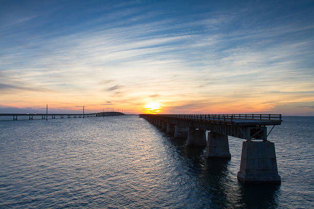 istock Sunset at the Seven Mile Bridge 475077155