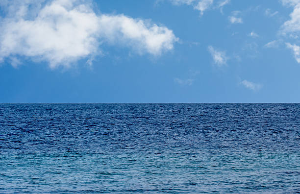 istock Summer landscape with sea and horizon over water 475077780