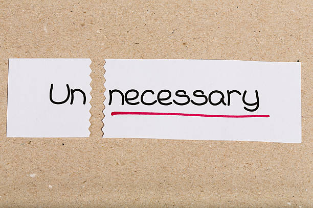istock Sign with word unneccesary turned into necessary 475077948