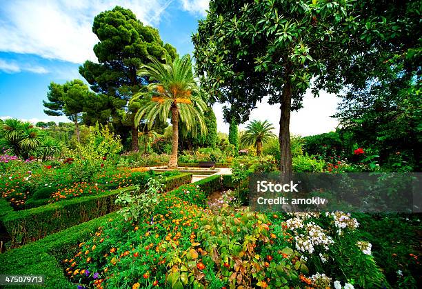 Alhambra Jardim - Fotografias de stock e mais imagens de Alhambra - Granada - Alhambra - Granada, Andaluzia, Ao Ar Livre
