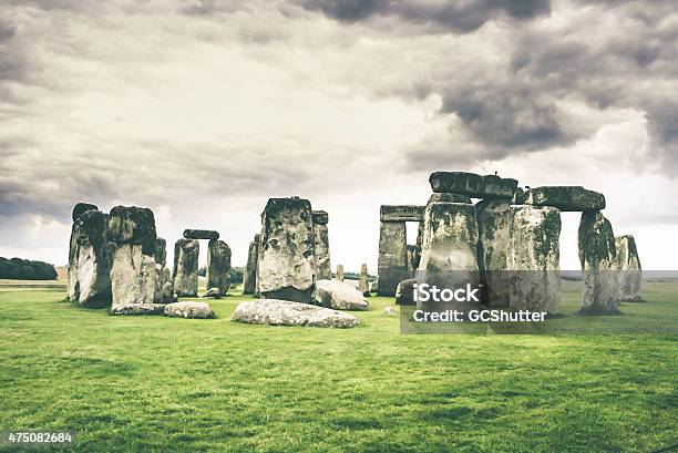 Stonehenge Inghilterra - Fotografie stock e altre immagini di 2015 - 2015, Amesbury - Inghilterra, Antico - Condizione