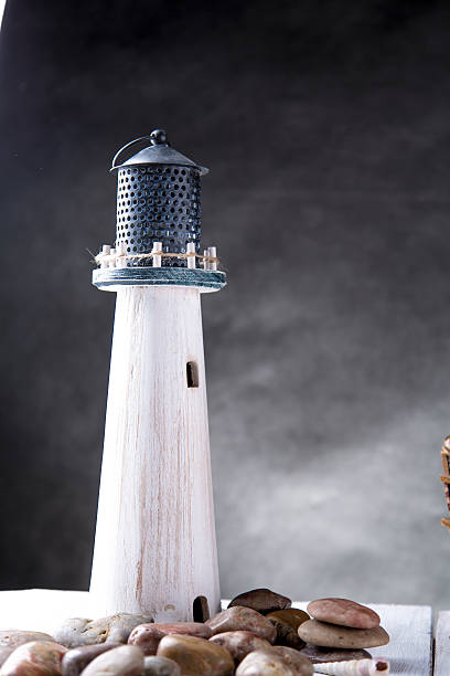 istock Norwegian lighthouse, natural seaside concept 475084654