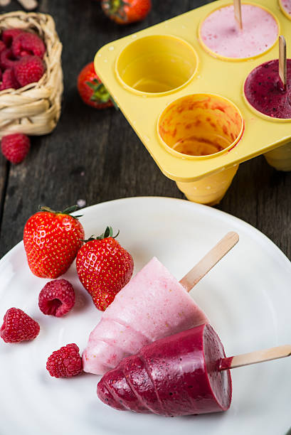 istock Homemade organic summer fruit ice cream 475086048