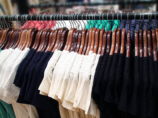 istock Ladies T-Shirts  Displayed Inside Department Store 475086992