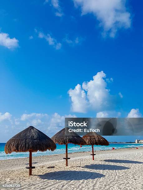 Cancun Mexico Stock Photo - Download Image Now - 2015, Beach, Blue