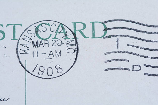 istock Kansas City Post mark on post card 1908 475096162