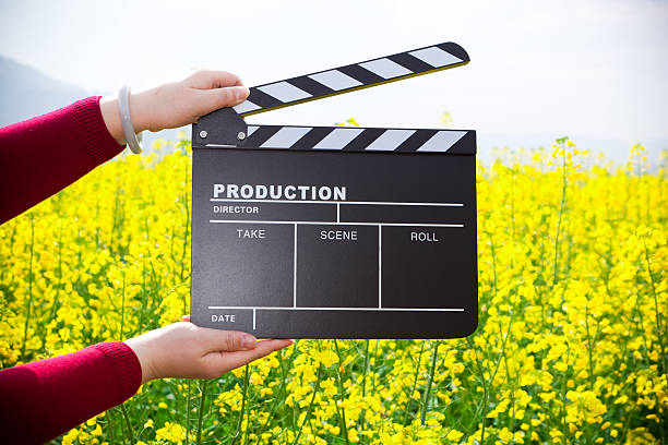 istock Hands holding a movie clapboard 475098921
