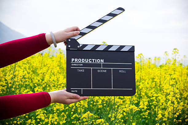istock Hands holding a movie clapboard 475099073