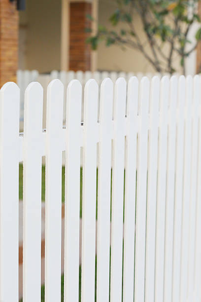 istock wood white fence 475099210