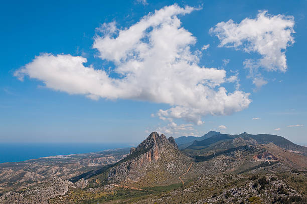 istock Great cloud hung over the mountain in Cyprus 475099254