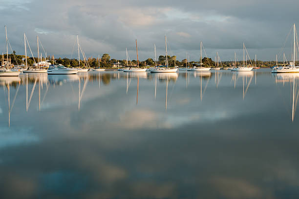 istock Boats on a marina in the morning 475101948