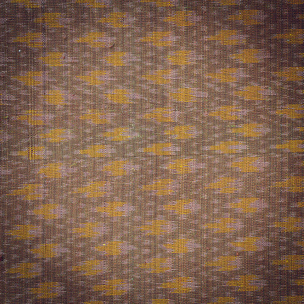 Close up Thai style handcrafted textile made by silk from northeast, Thailand