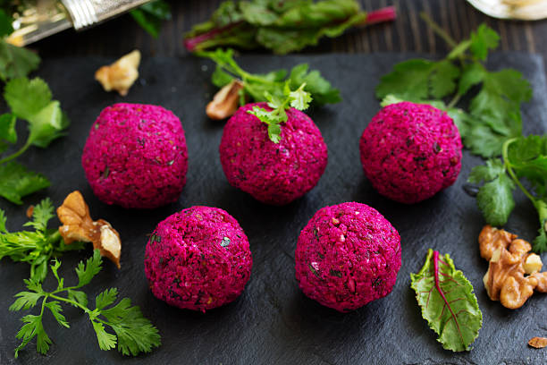 istock Pkhali Beet with walnuts. Georgian cuisine. 475104878