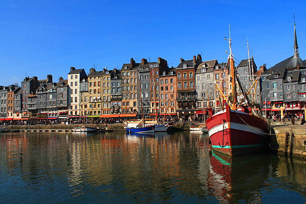 istock Old Honfleur Basin, France 475108202