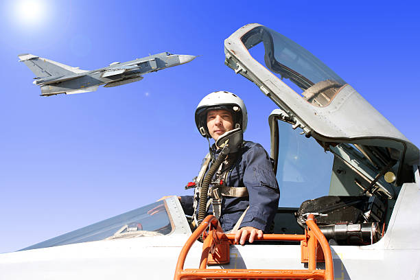istock military pilot in the plane 475115915