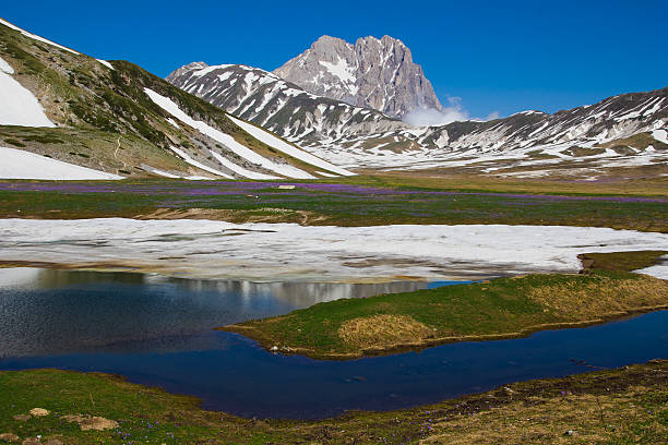 istock Gran Sasso d'Italia peak at Campo Imperatore plateau 475118154