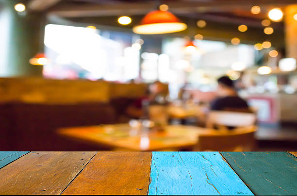 istock Coffee shop blur background with bokeh image. 475119614